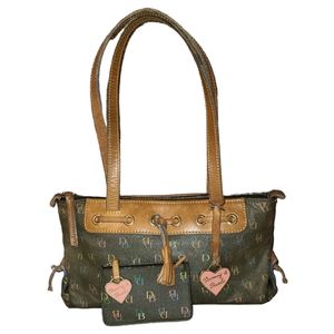 Dooney & Bourke y2k Black Tassel Zip Top and Coinpurse